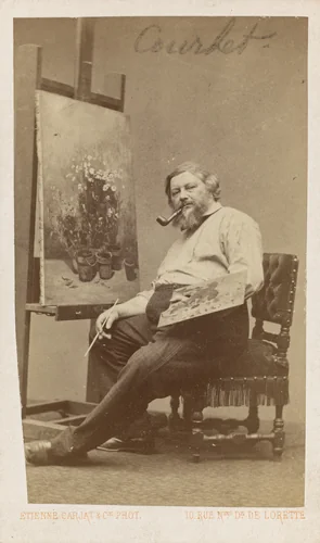 Gustave Courbet by Étienne Carjat, photograph, 1860-1869