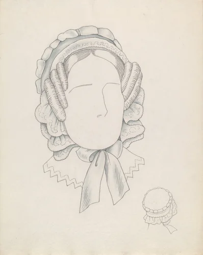 Headdress by Eva Noe, index of american design, 1937