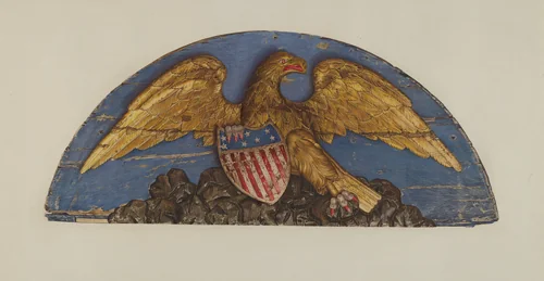 Sternpiece: Eagle by American 20th Century, index of american design, 1935-1942