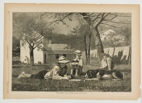 The Nooning by Winslow Homer, print, 1873