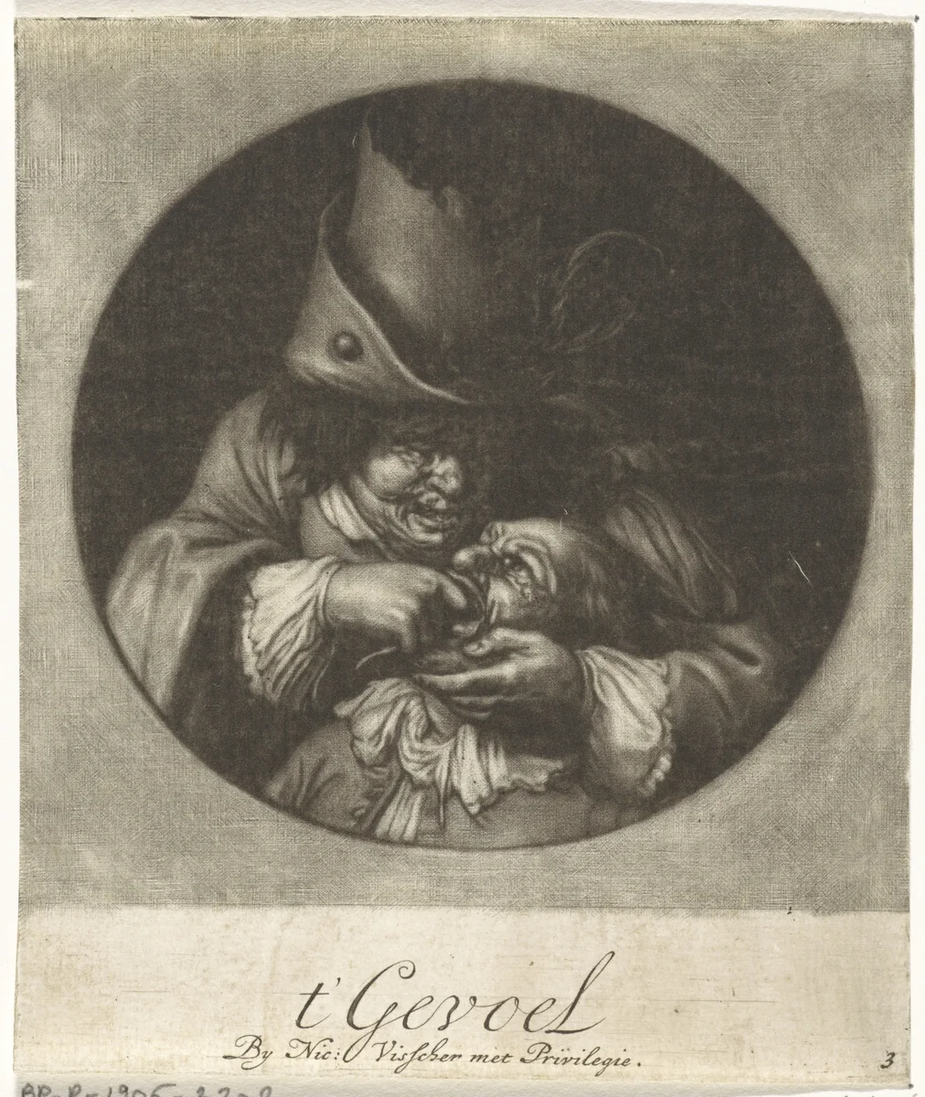Het Gevoel: tandarts by Jacob Gole, print, 1670-1709