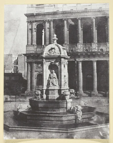 Place Saint-Sulpice by Hippolyte Bayard, photograph, 1842-1850