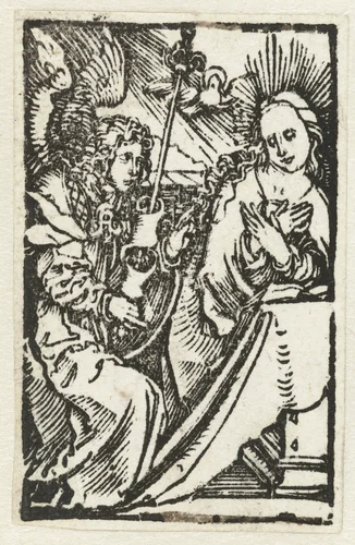 Annunciatie by Unknown, print, 1503
