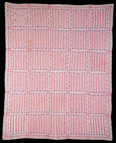 Bedcover by United States, textile, 1860-1880