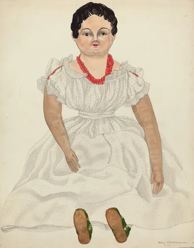 Doll: "Mary Scotia" by Mary E. Humes, index of american design, 1935-1942