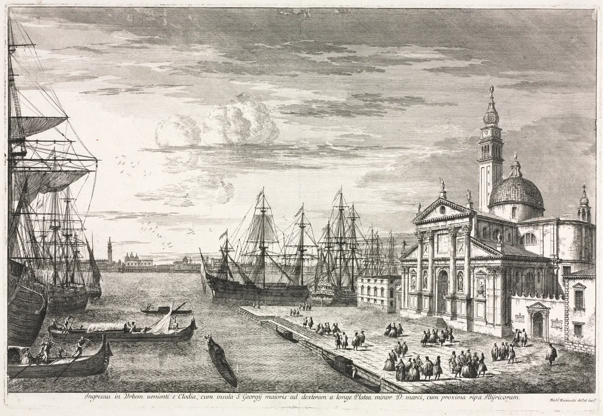 S. Giorgio Maggiore by Michele Marieschi, print, 1736-1746