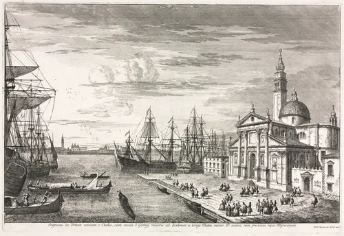S. Giorgio Maggiore by Michele Marieschi, print, 1736-1746