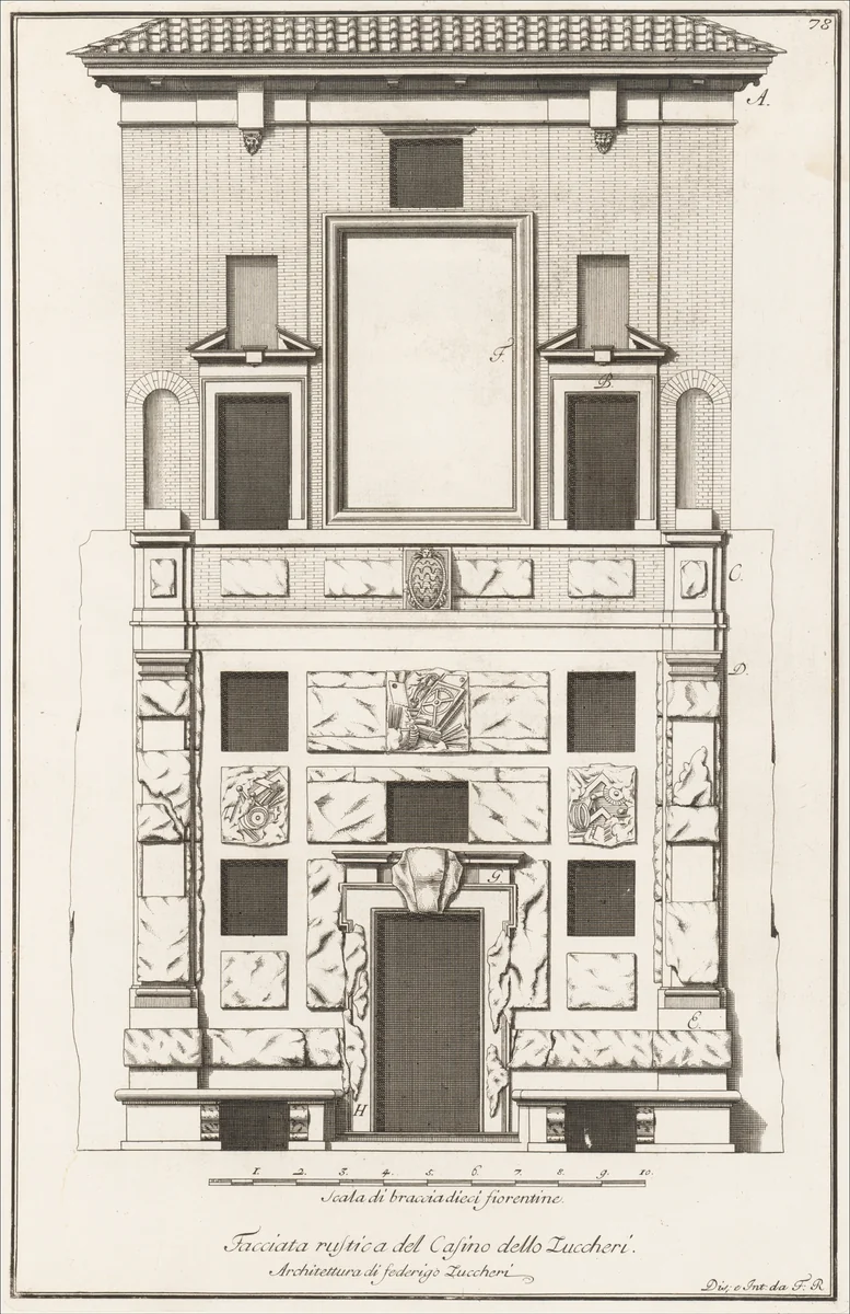 Scelta di architetture antiche e moderne della citta di Firenze opera gia data in luce, misurata, disegnata, ed intagliata dal celebre Ferdinando Ruggieri architetto fiorentino, Tomo Terzo by Ferdinando Ruggieri, book, 1755