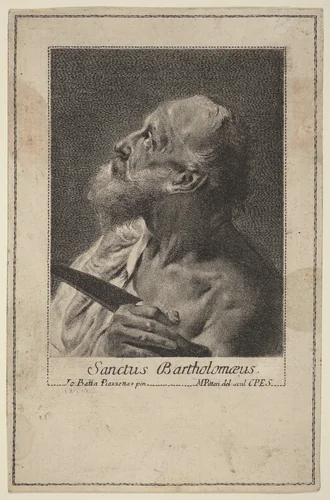 Sanctus Bartholomeaus by Marco Alvise Pitteri, print, 1702-1786