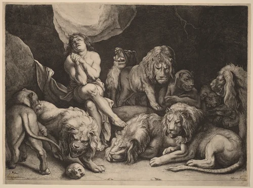 Daniel in the Lions' Den by Willem van der Leeuw
Sir Peter Paul Rubens, print, 1625-1665