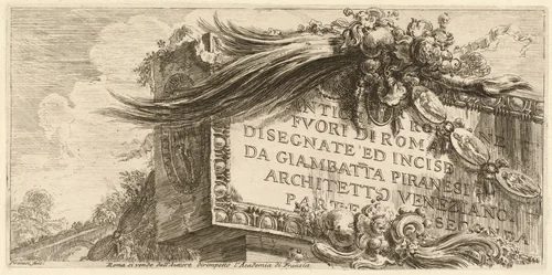 Frontispiece for Parte Seconda by Giovanni Battista Piranesi, portfolio, 1748