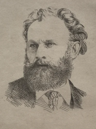 Edouard Manet by Félix Bracquemond, print, 1867