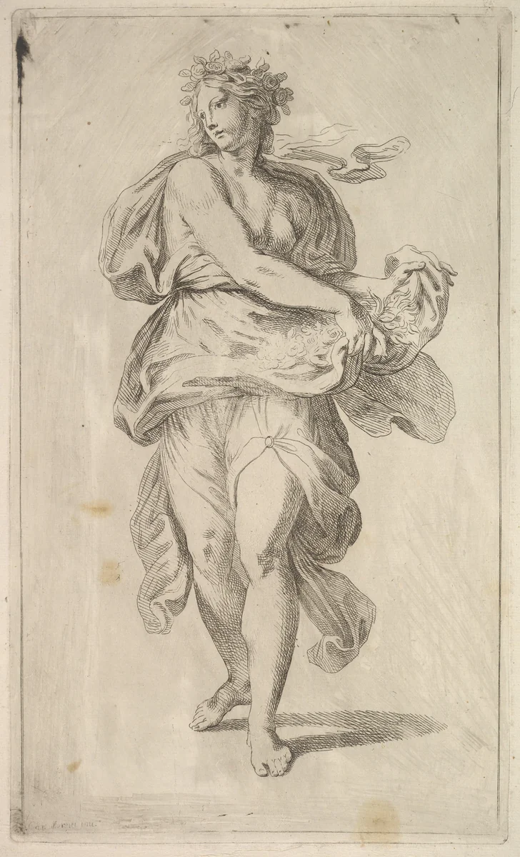 Dancing Figure by Carlo Maratti, print, 1625-1713