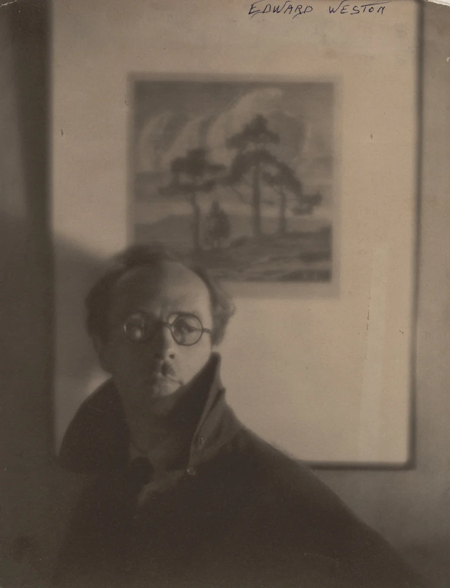 Portrait of Edward Weston by Margrethe Mather, photograph, 1920