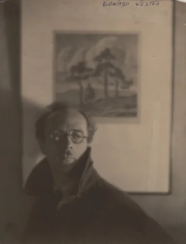 Portrait of Edward Weston by Margrethe Mather, photograph, 1920