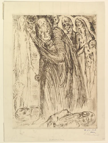Macbeth IV by Wilhelm Lehmbruck, print, 1918