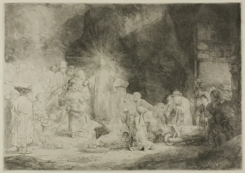 The Hundred Guilder Print by Rembrandt van Rijn, print, 1643-1653
