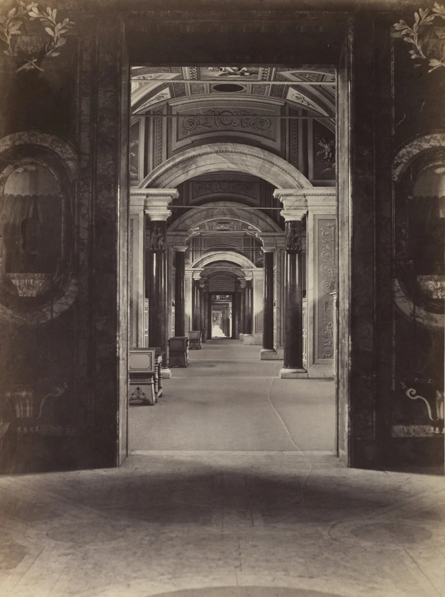 Bibliothèque du Vatican by Charles Soulier, photograph, 1855-1865