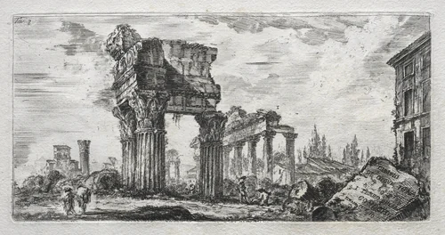 Tempio di Giove Tonante by Giovanni Battista Piranesi, print, 1743-1753