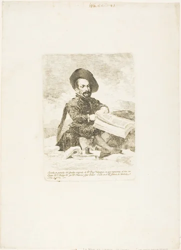 A Dwarf by Francisco José de Goya y Lucientes, print, 1778