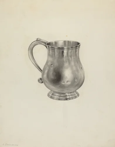 Silver Mug by Leo Drozdoff, index of american design, 1938