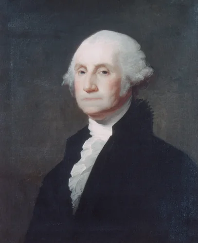 George Washington by Gilbert Stuart, artwork, 1800-1803