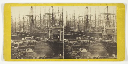 Wall Street Ferry, New York, No. 4579 from the series "Anthony's Stereoscopic Views" by Anthony & Company, photograph, 1860-1869