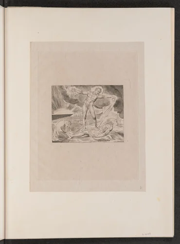 Satan Smiting Job with Boils by William Blake, portfolio, 1825