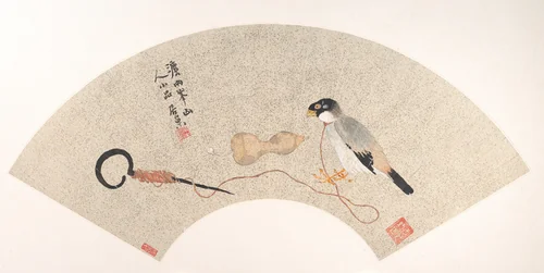 Bird by Ju Chao, painting, 1823-1889