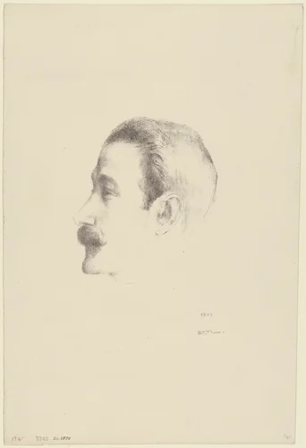 Ricardo Viñes by Odilon Redon, print, 1903