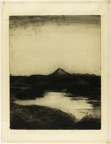 Ben Ledi by David Young Cameron, print, 1911