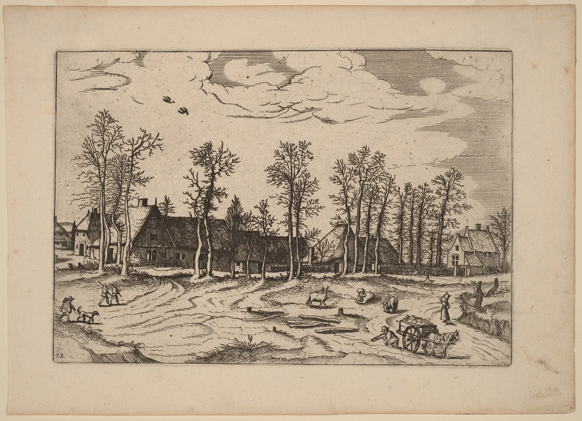 Farms by Lucas van Doetechum
Johannes van Doetechum the Elder
Master of the Small Landscapes, print, 1605
