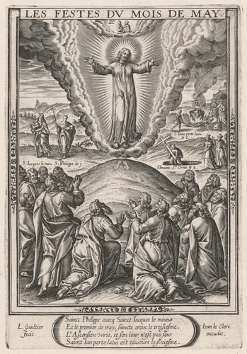 Les Festes du mois de Mai (May: The Ascension) by Léonard Gaultier; Jean Leclerc, print, 1603