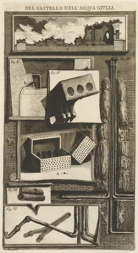 Lapides Capitolini; Antichità di Cora; Le Rovine del Castello dell'Acqua Giulia by Giovanni Battista Piranesi, volume, 1761