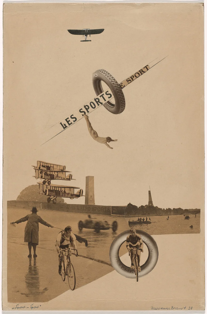 Sports—Sport (Les sports—Le sport) by Marianne Brandt, drawing, 1927