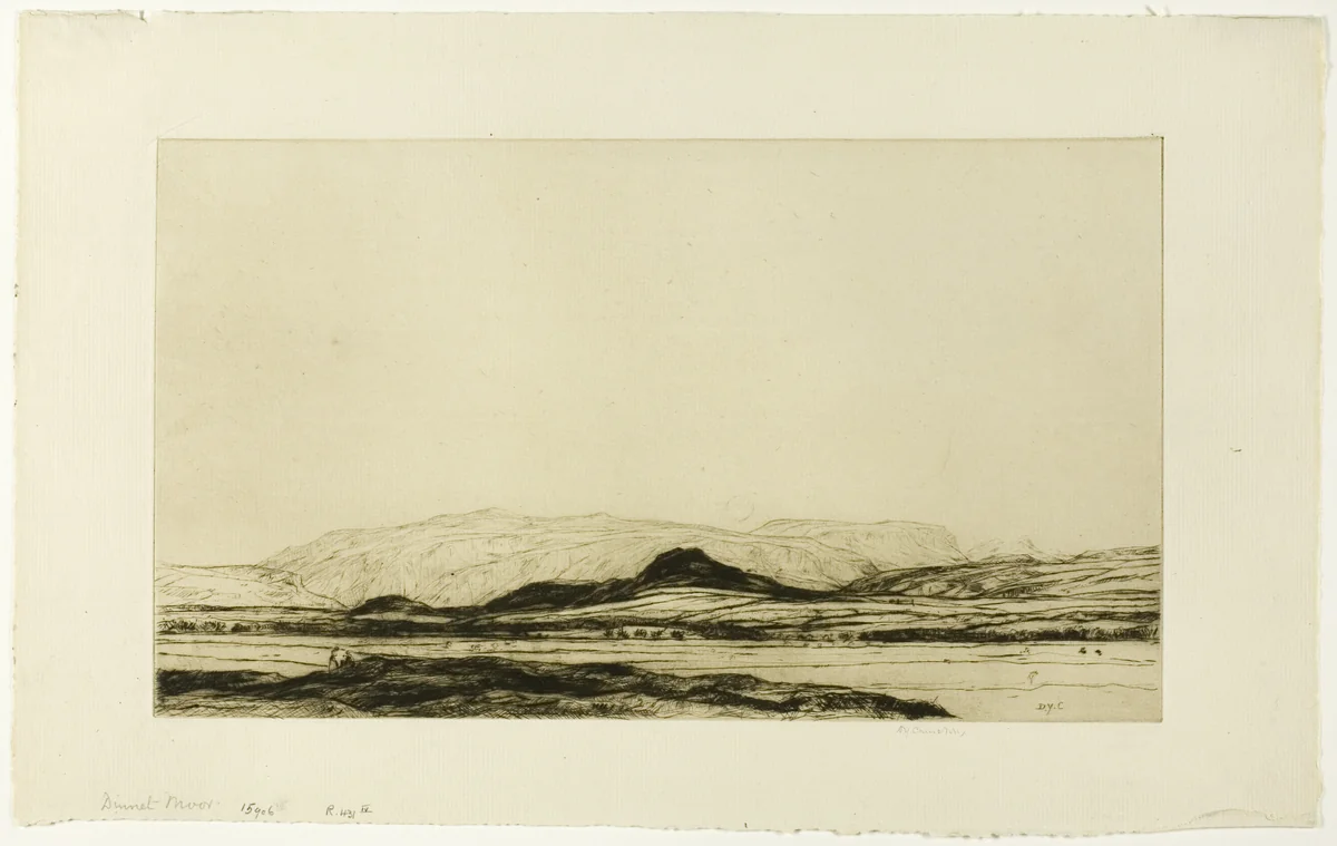Dinnet Moor by David Young Cameron, print, 1912