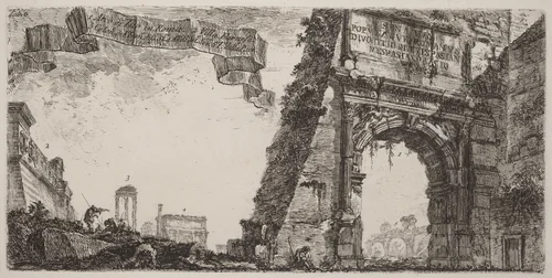 Arco di Tito by Giovanni Battista Piranesi, portfolio, 1748