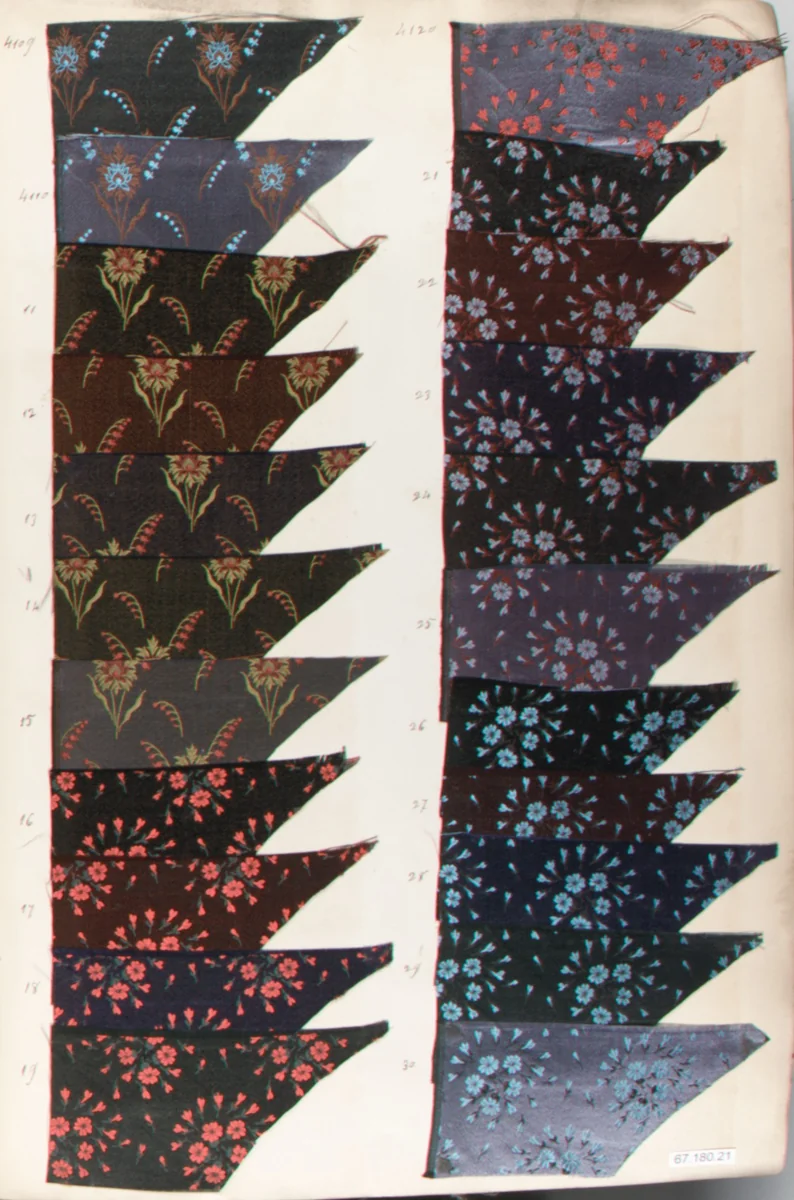 Textile Sample Book by Fabrique de Registres, textile, 1890-1899
