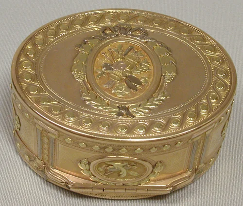 Box by Pierre-François-Mathis de Beaulieu, metalwork, 1773-1774
