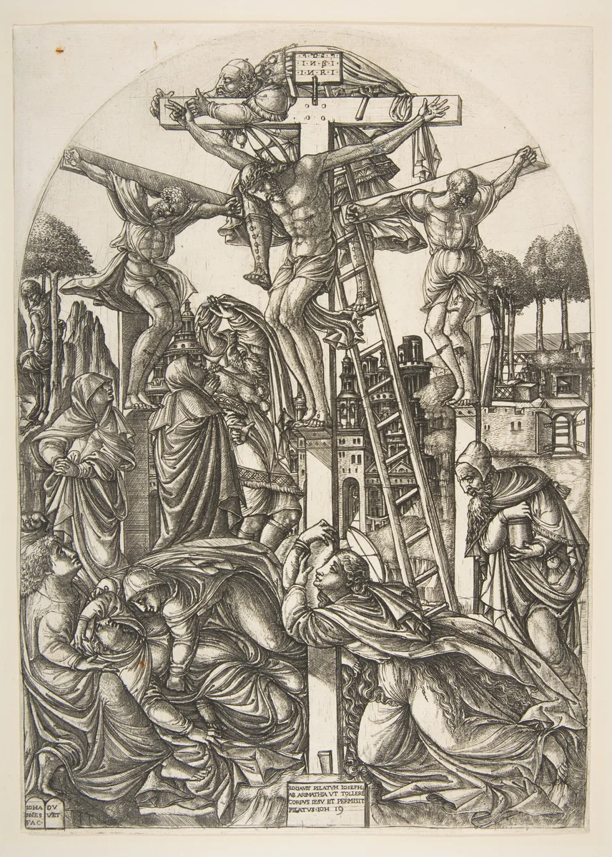 The Deposition by Jean Duvet, print, 1480-1570