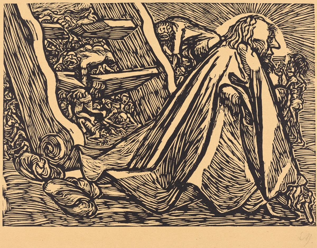 The Divine Beggar by Ernst Barlach, portfolio, 1921