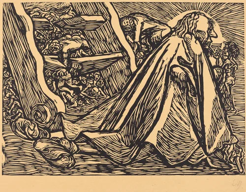 The Divine Beggar by Ernst Barlach, portfolio, 1921