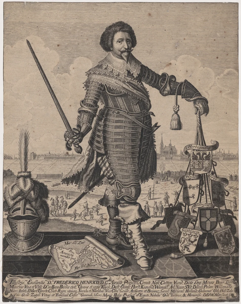 Frederick Henry, Prince of Orange by Willem Outgertsz. Akersloot, print, 1554-1680