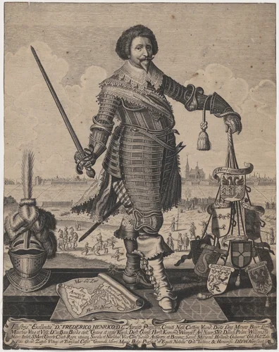Frederick Henry, Prince of Orange by Willem Outgertsz. Akersloot, print, 1554-1680