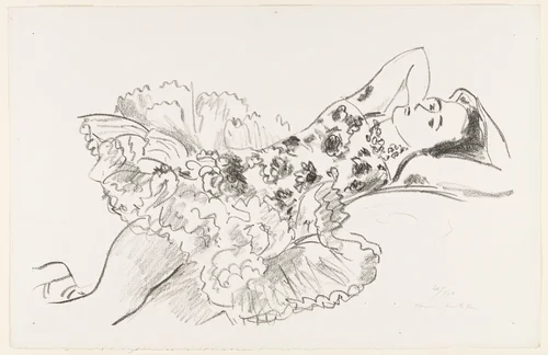 Untitled from Ten Dancers (Dix Danseuses) by Henri Matisse, print, 1927