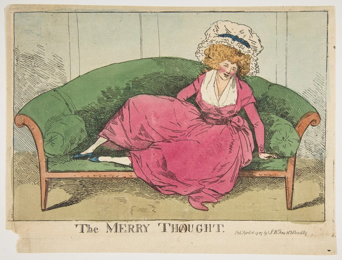 The Merry Thought by Henry Kingsbury, print, 1787