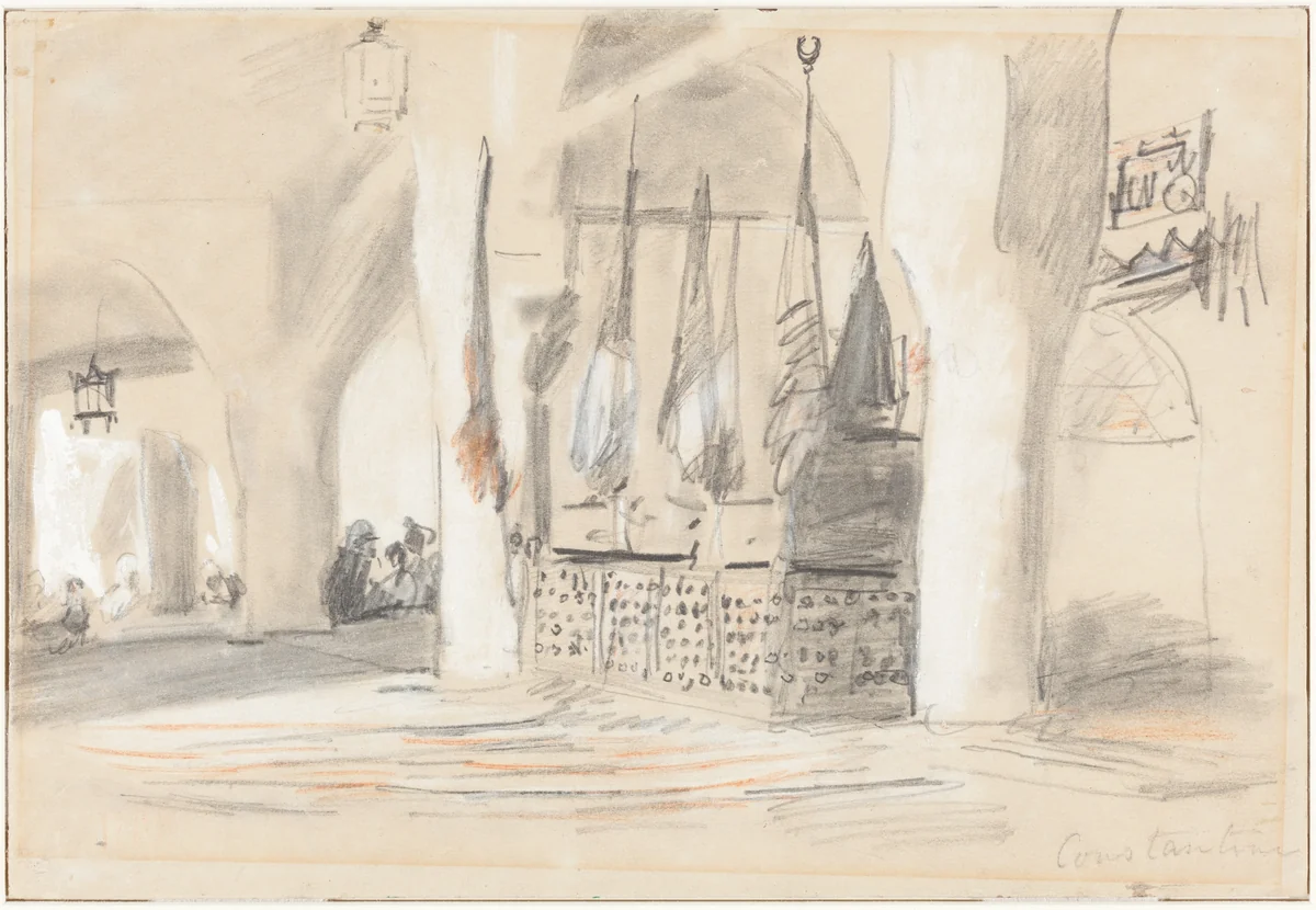 Constantine by Hercules Brabazon Brabazon, drawing, 1867