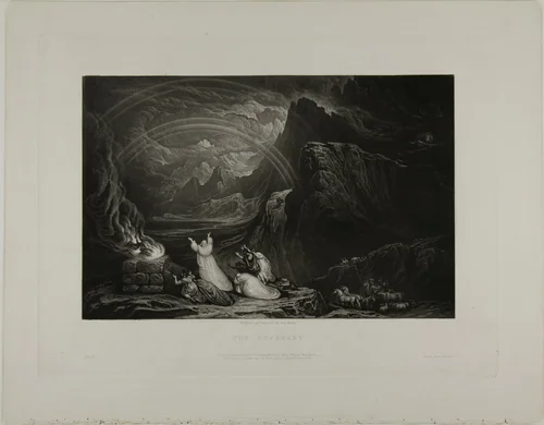 The Covenant, from Illustrations of the Bible by John Martin, print, 1832