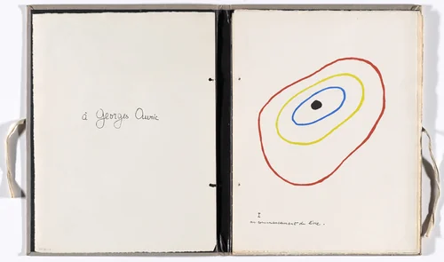 Plate (folio 2) from Il était une petite pie (Once There Was a Little Magpie) by Joan Miró, illustrated book, 1927