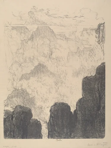 Mists in the Canyon, No.II by Joseph Pennell, print, 1912